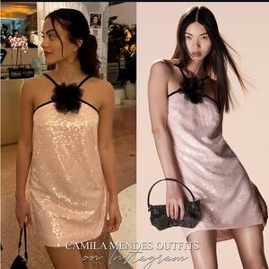 Self portrait halter sequin mini dress in excellent condition